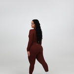 RIBBED SCRUNCH YOGA PANTS bodywerkz