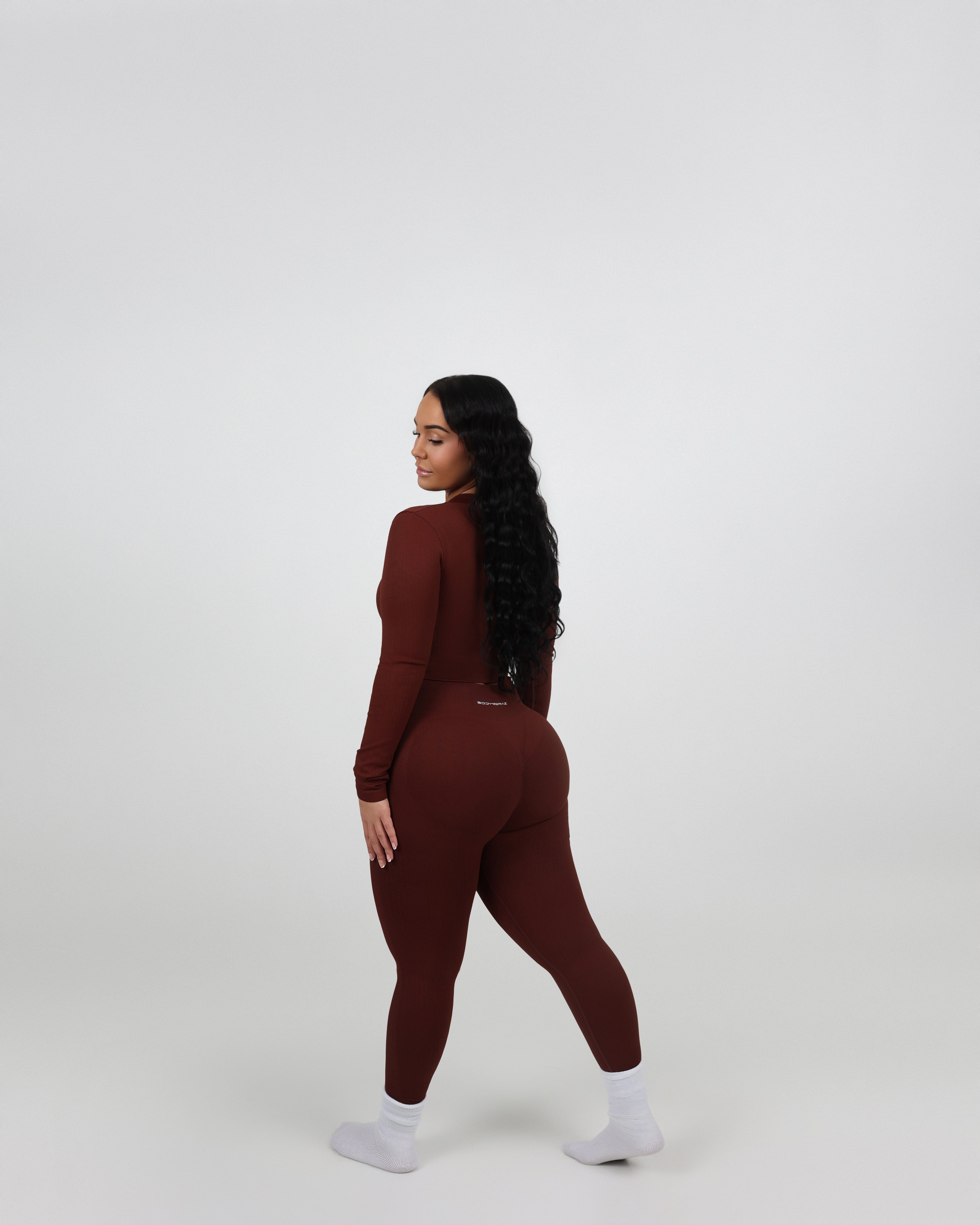 RIBBED SCRUNCH YOGA PANTS bodywerkz