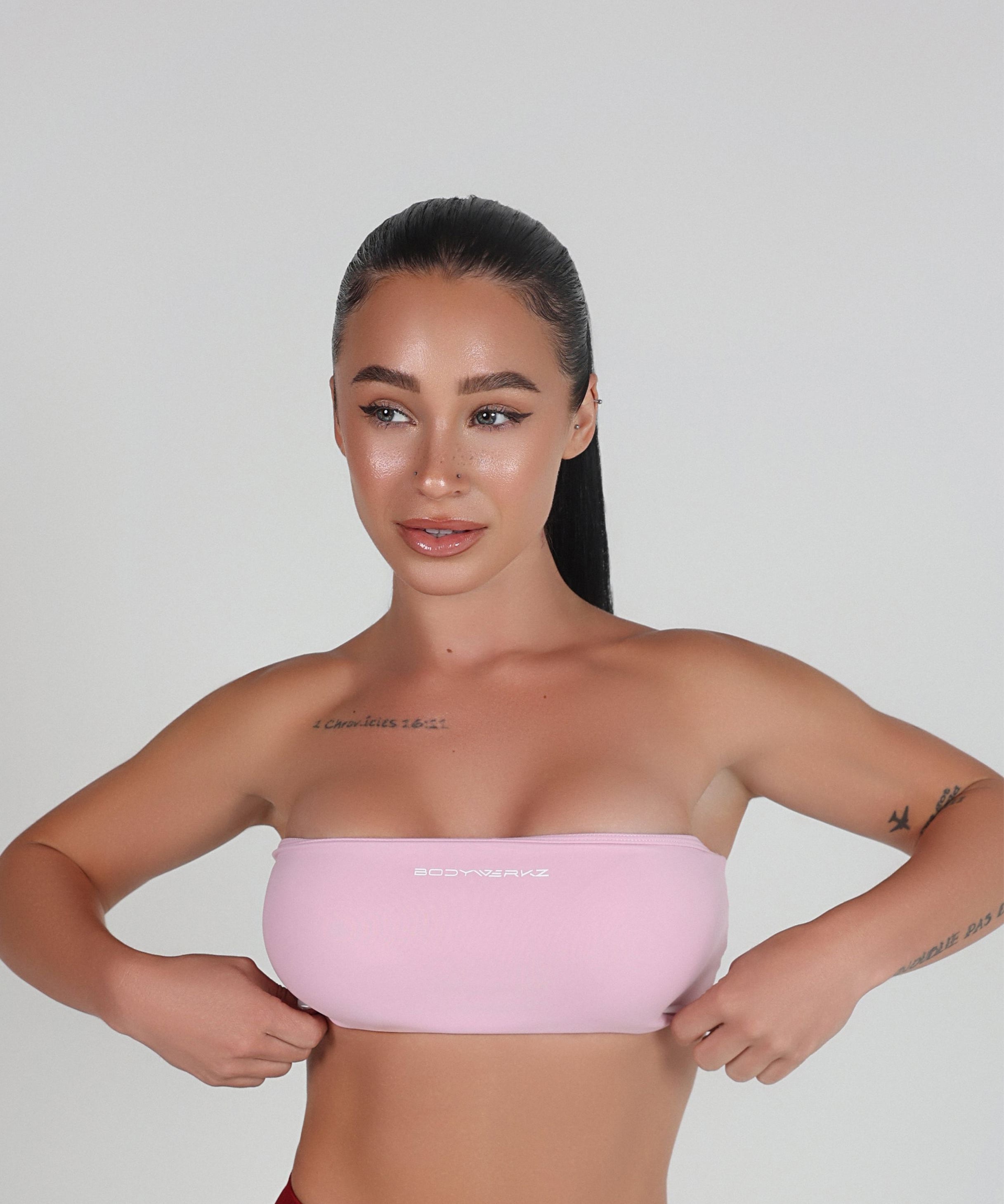 BASIC BANDEAU bodywerkz S BABY PINK 