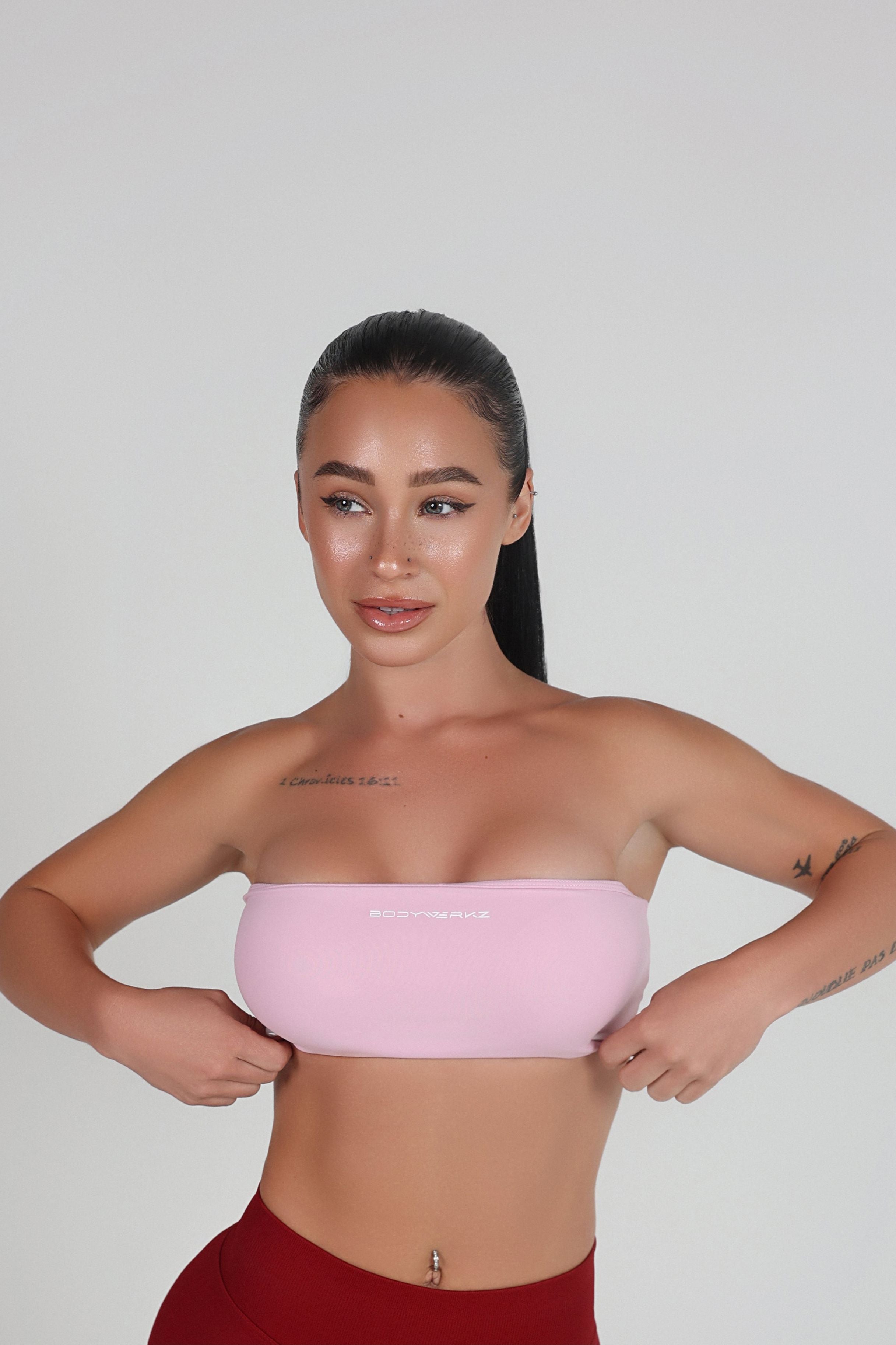 BASIC BANDEAU bodywerkz S BABY PINK 
