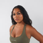 BASIC SPORT BRA bodywerkz Olive green S 