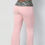 CAMO LOW RISE FLARES bodywerkz 