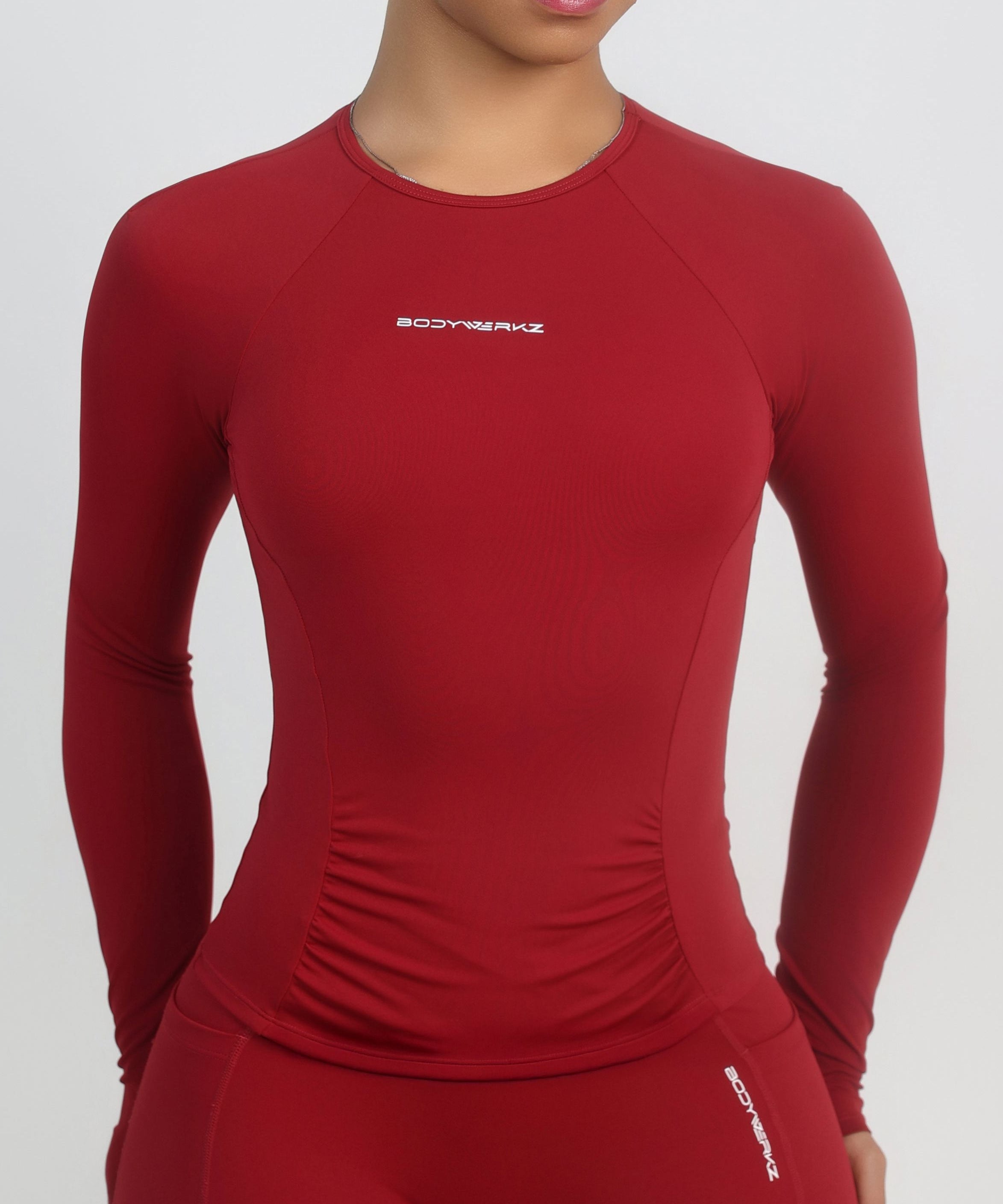 CURVED LONG SLEEVE bodywerkz S Red 