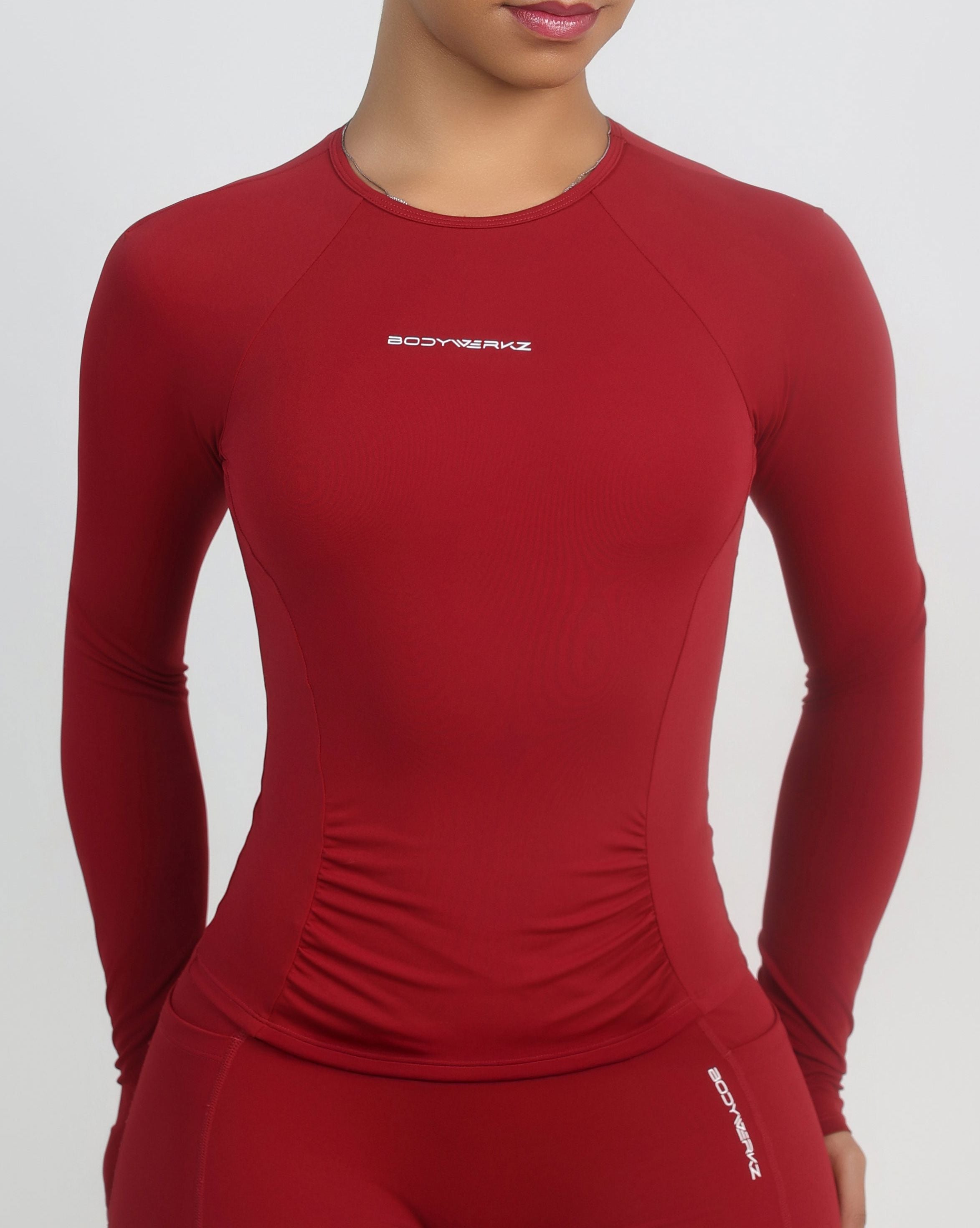 CURVED LONG SLEEVE bodywerkz S Red 