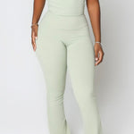 Flare scrunch pants bodywerkz Mint green S 