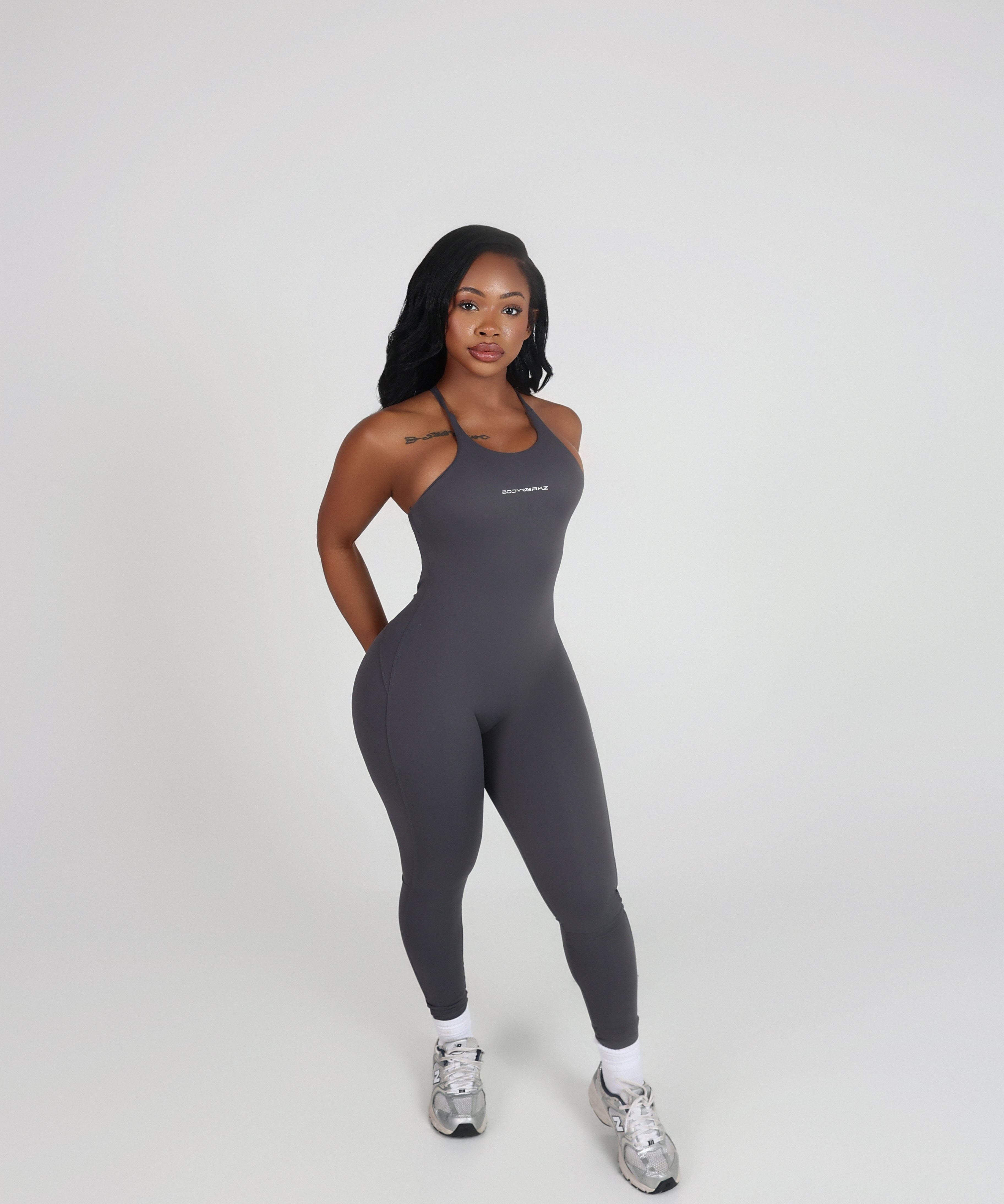 HALTER BACKLESS JUMPSUIT bodywerkz 
