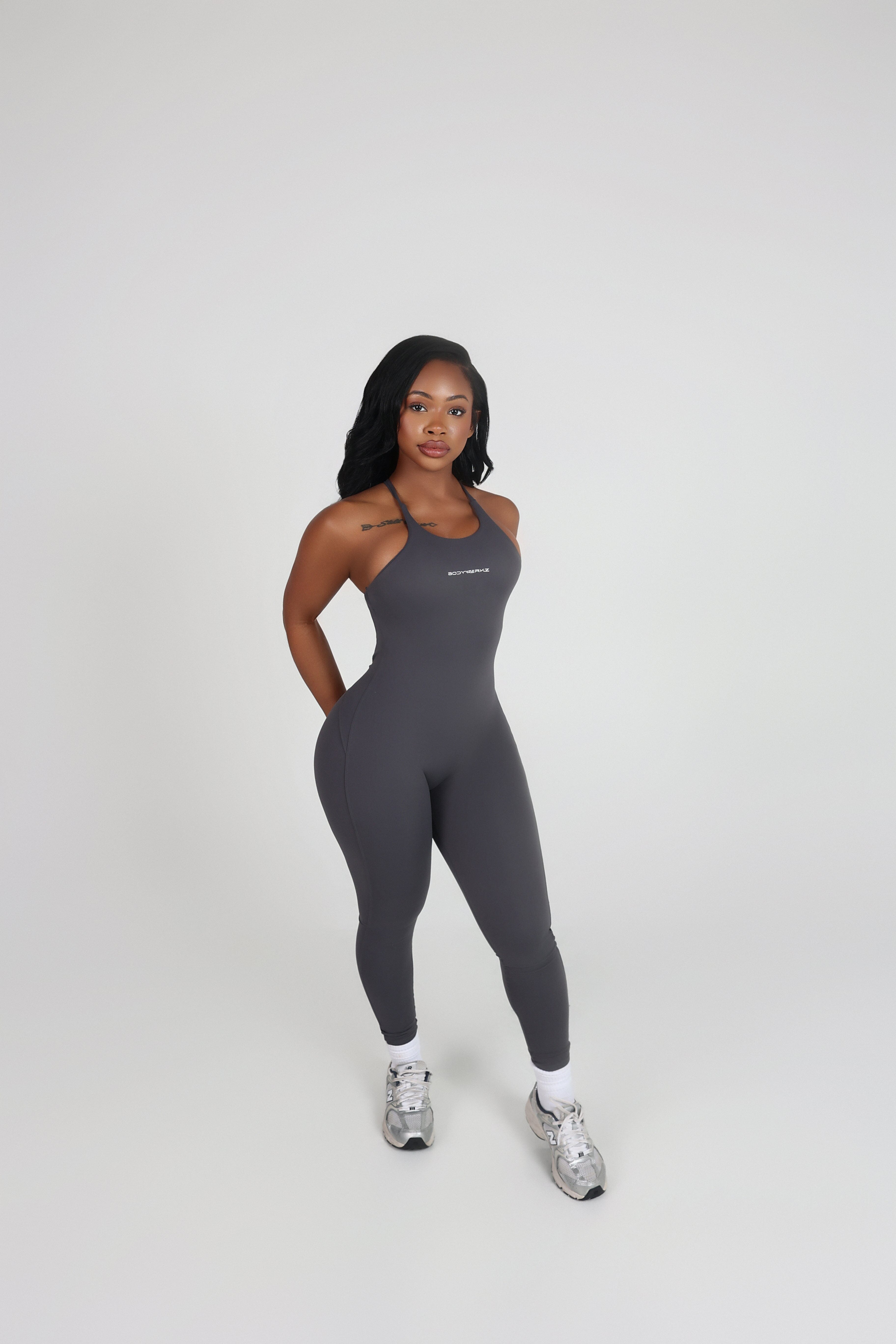 HALTER BACKLESS JUMPSUIT bodywerkz 