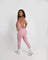 HALTER BACKLESS JUMPSUIT bodywerkz S Pink 