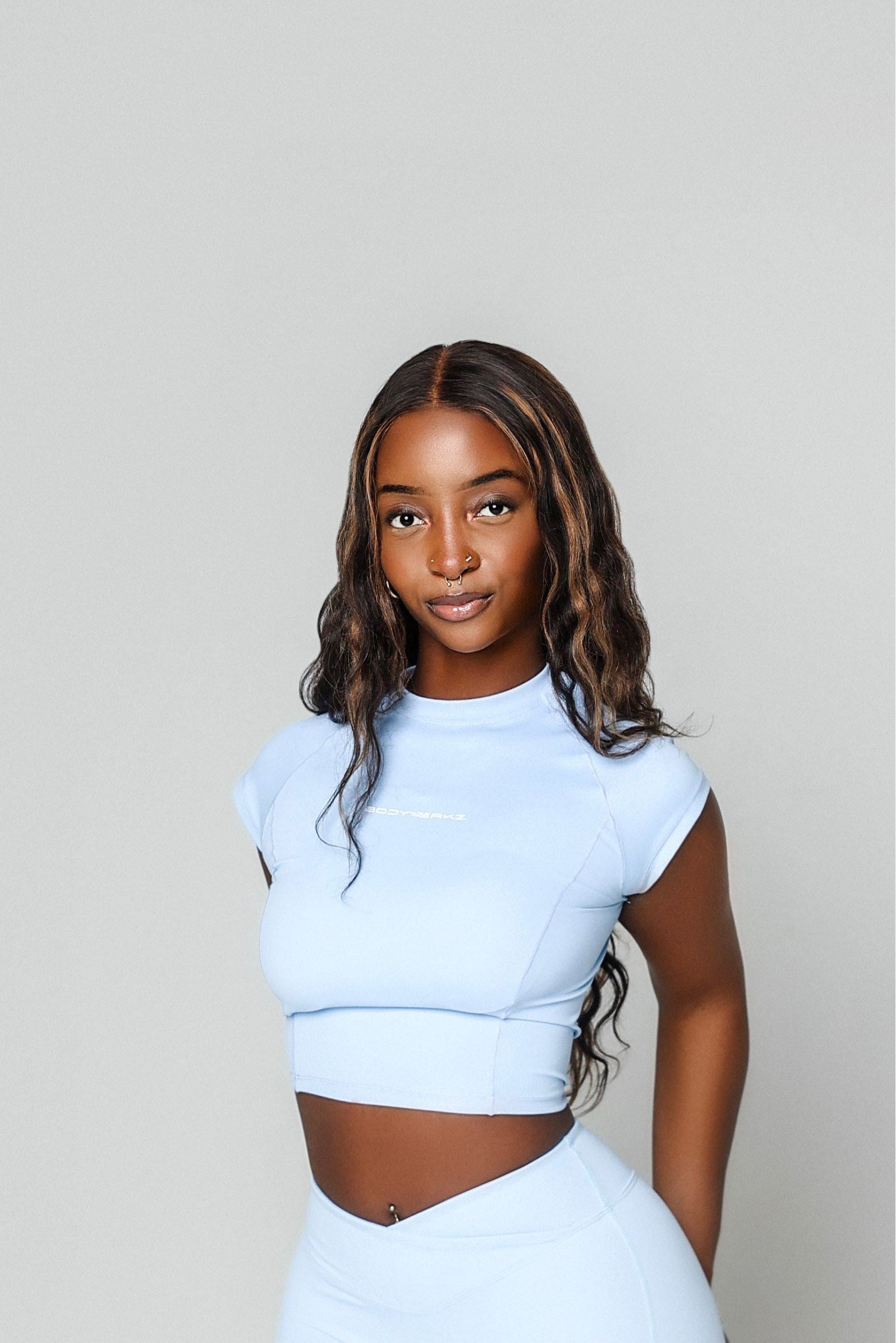 HIGH NECK CROP TOP bodywerkz 