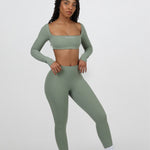 HIGH WAISTED SCRUNCH YOGA PANTS bodywerkz 