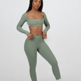 HIGH WAISTED SCRUNCH YOGA PANTS bodywerkz 