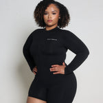 LONG SLEEVE ZIP UP ROMPER bodywerkz 