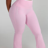 OUTLINE FLARE PANTS bodywerkz S Pink 