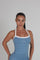 OUTLINE STRAP TOP bodywerkz S BABY BLUE 