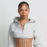 OVERSIZED CROPPED JACKET bodywerkz S Heather grey 