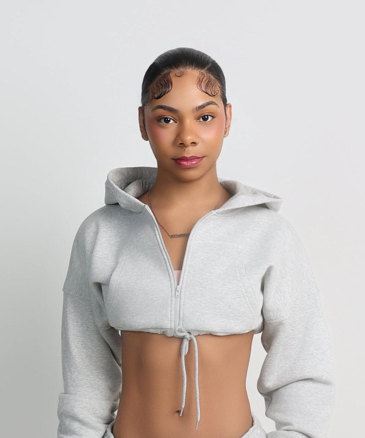 OVERSIZED CROPPED JACKET bodywerkz S Heather grey 