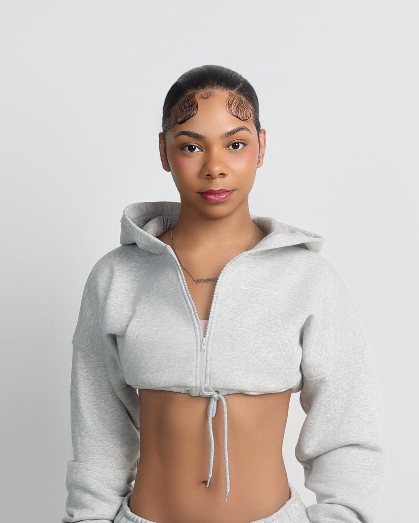 OVERSIZED CROPPED JACKET bodywerkz S Heather grey 