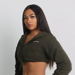 OVERSIZED CROPPED JACKET bodywerkz S Olive green 