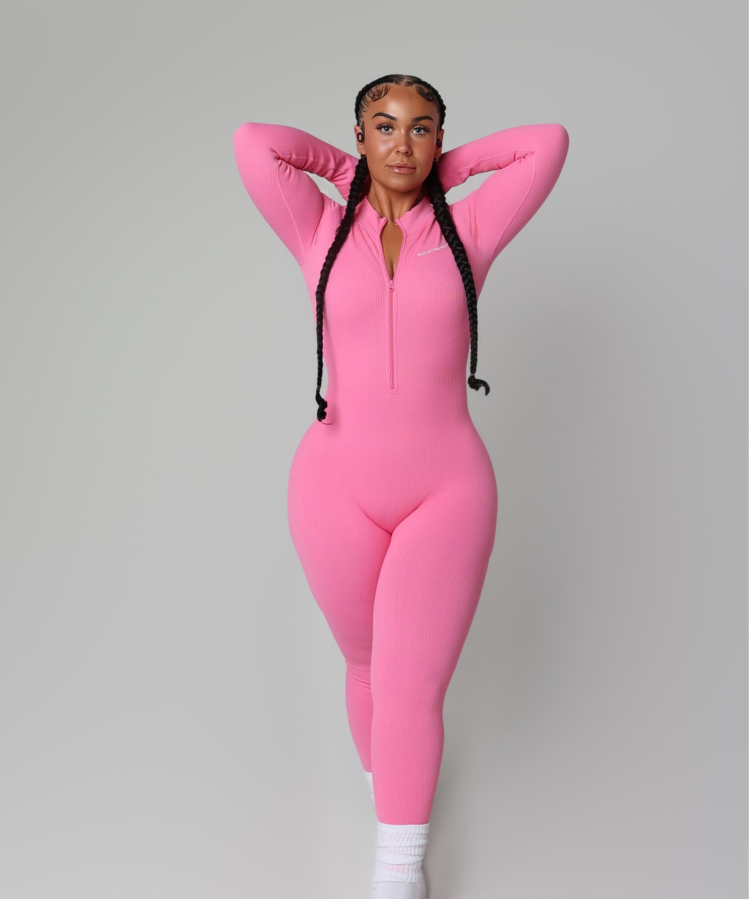 RIBBED ONE PIECE bodywerkz S Cotton Candy 