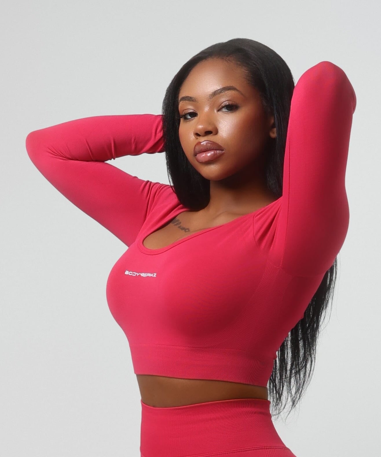 SCULPT CROP TOP bodywerkz S Hibis 