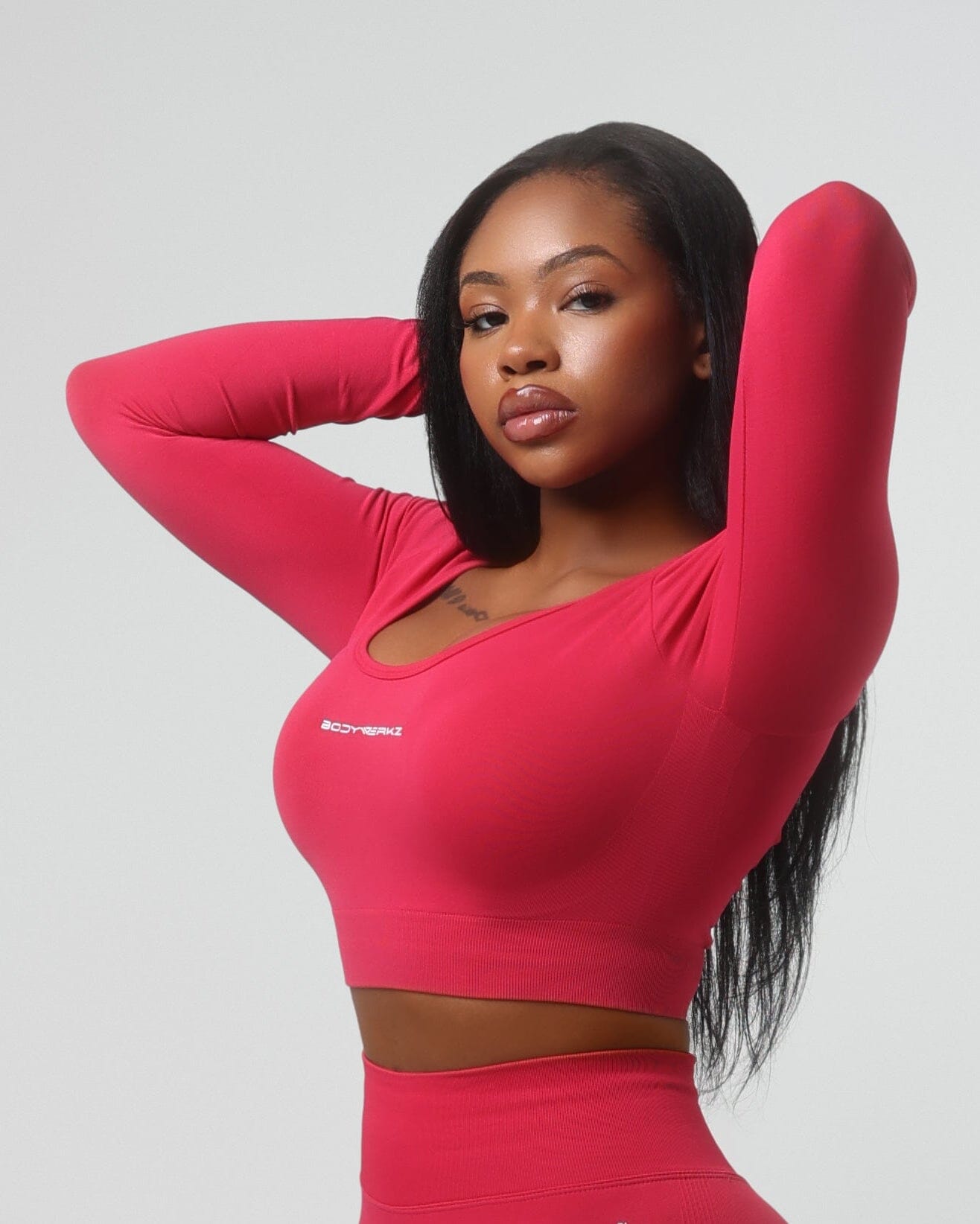 SCULPT CROP TOP bodywerkz S Hibis 