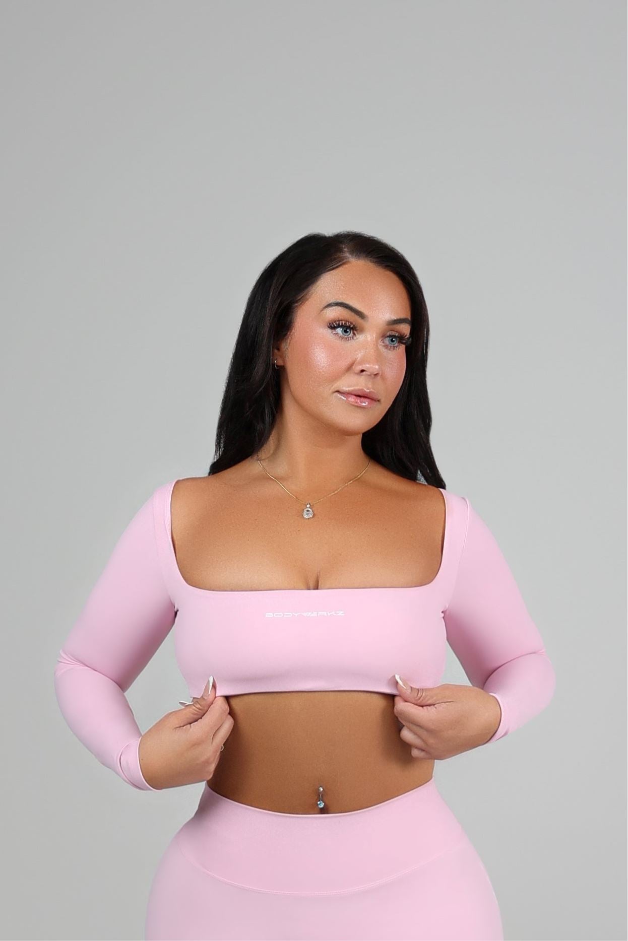 SQUARE NECK CROP TOP bodywerkz 