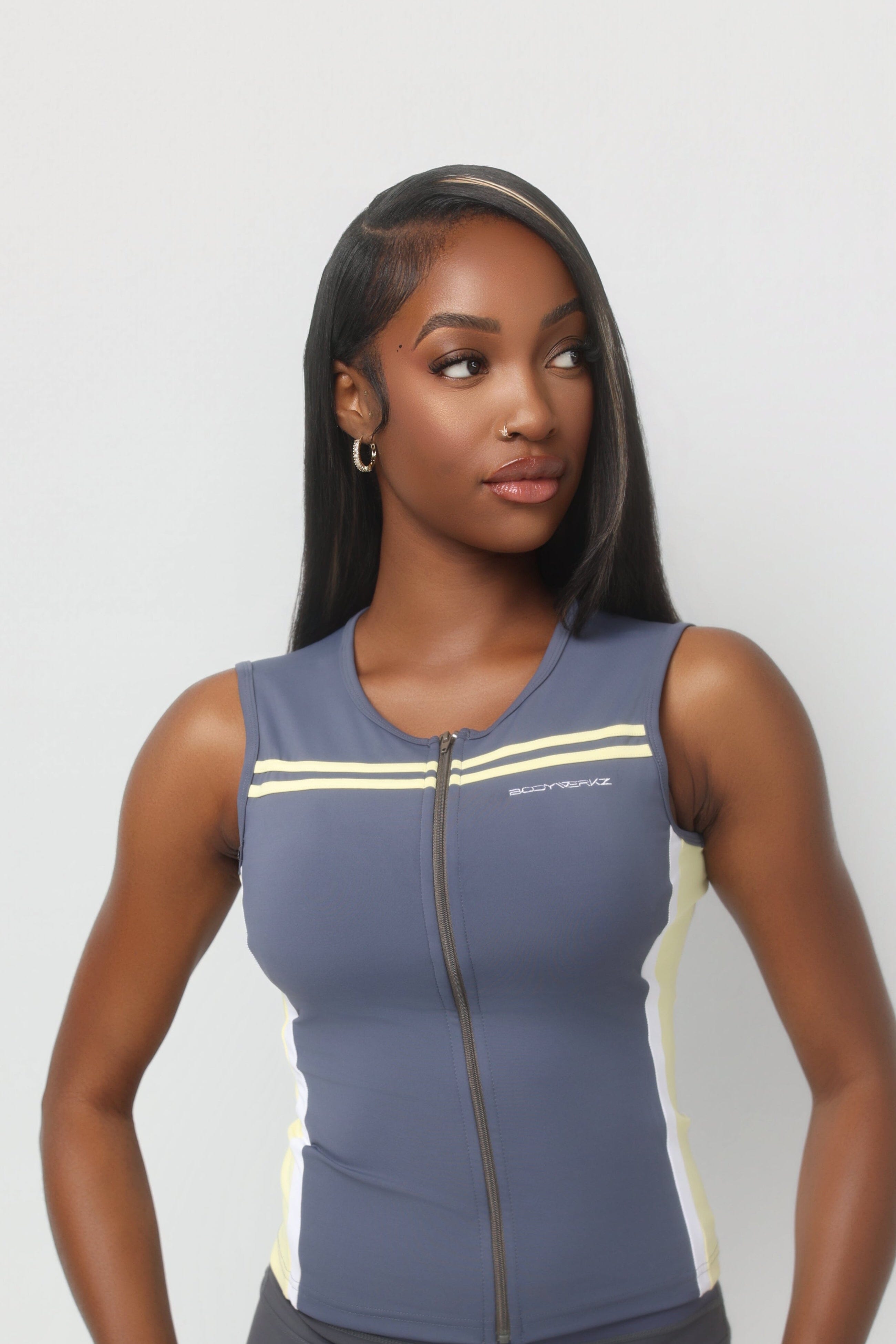 STRIPPED VEST bodywerkz 