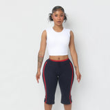 TRUE LOW RISE CAPRI bodywerkz XS NAVY 