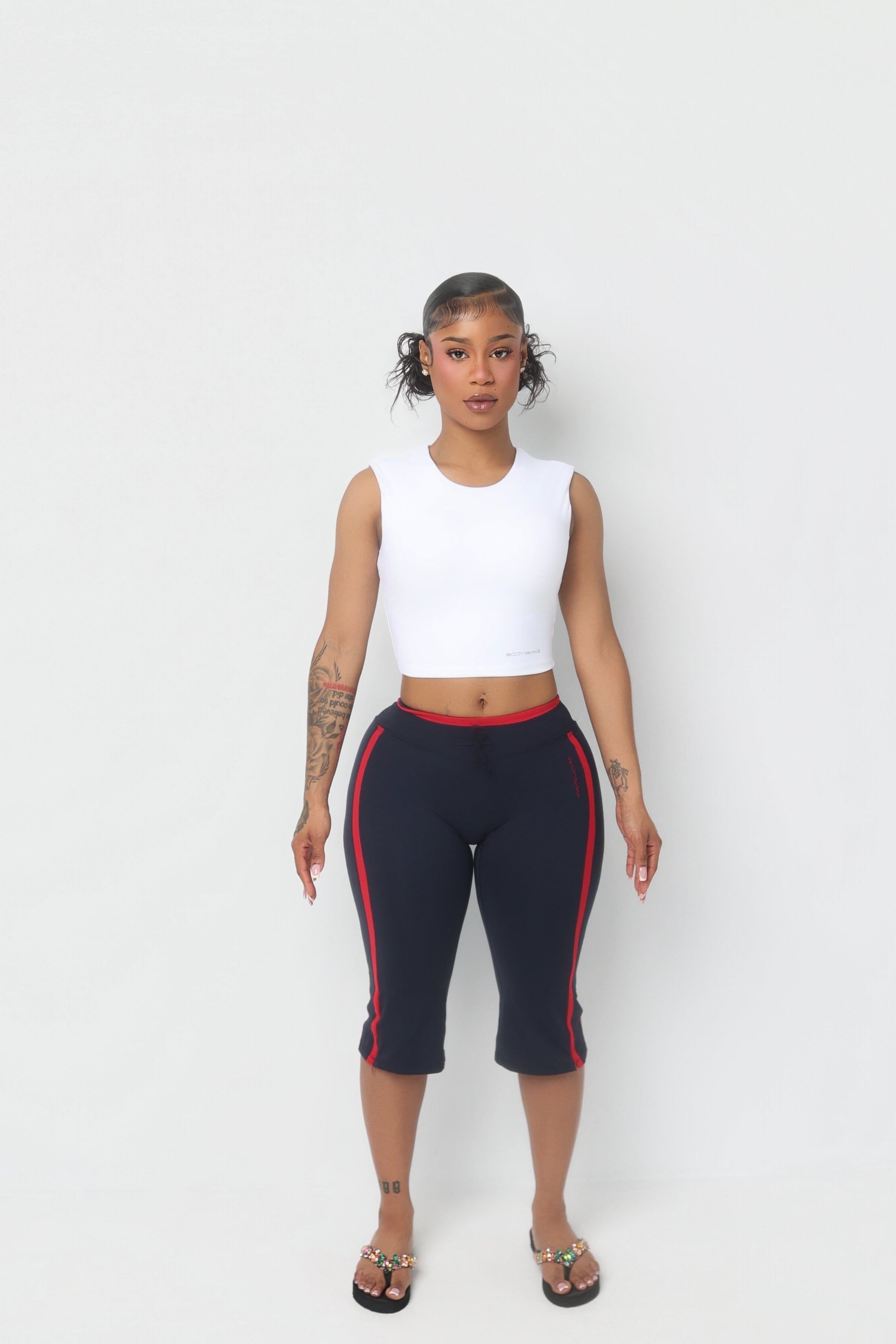 TRUE LOW RISE CAPRI bodywerkz XS NAVY 