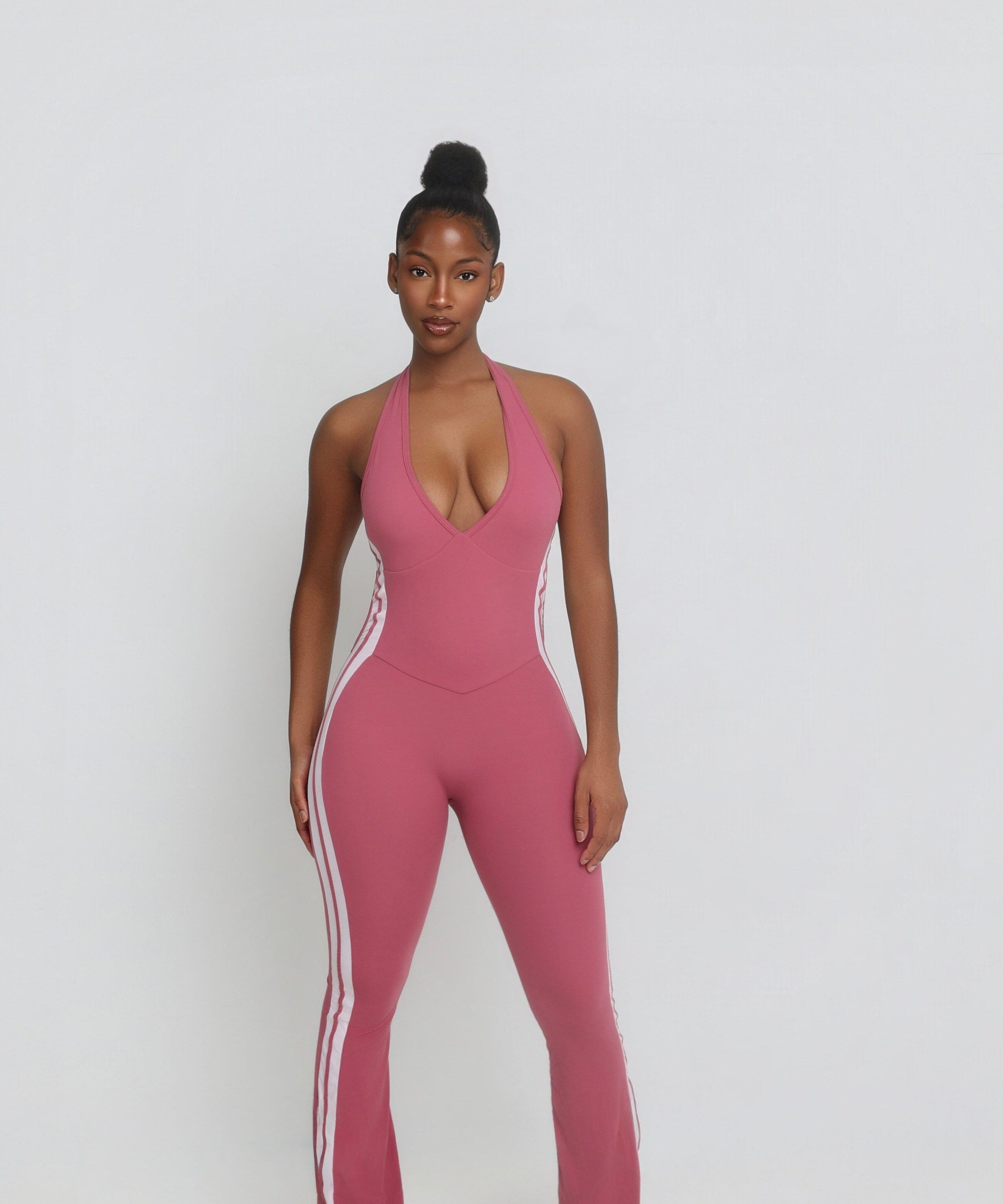 VARSITY FLARE JUMPSUIT bodywerkz XS 